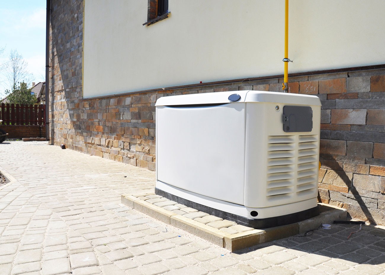Generac generator installation with automatic transfer switch by B-Line Electric LLC